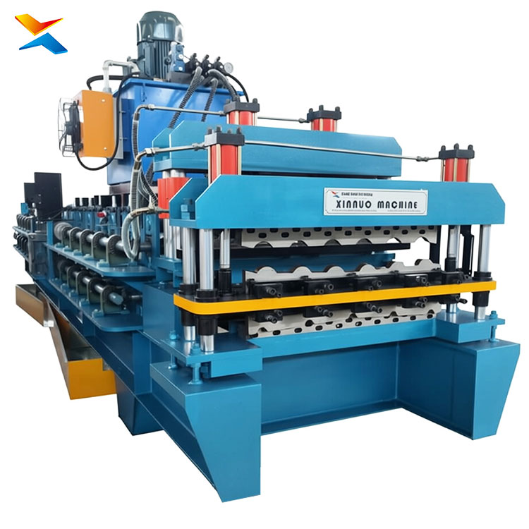 Double Layer Roll Forming Machine For Metal Roof Sheets