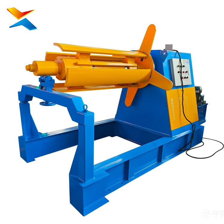 Xinnuo Desbobinador Hidráulico Automático Bobina de Aço 5T 10T para Linha de Perfis
