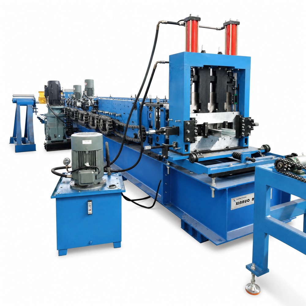 Máquina perfiladeira de purlin CZ para estrutura metálica