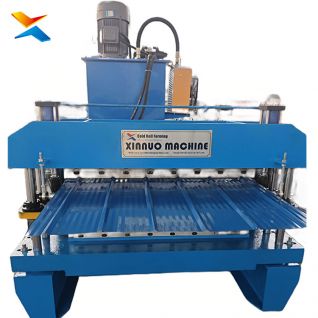 Xinnuo Máquina Perfiladeira de Dupla Camada para Telha Galvanizada Telhado de Galpão